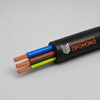 ПВС 3х 0,75 черный (бухта 5м) ГОСТ Промэко kz800430075