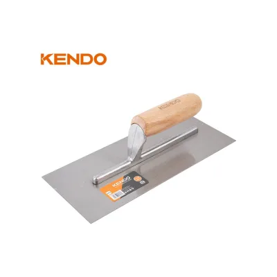 Гладилка стальная KENDO с деревянной ручкой, 280x120 мм 45328
