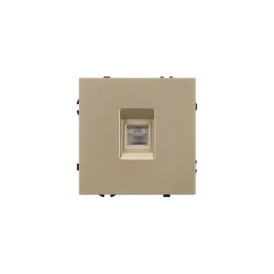 Розетка телефонная Arlight ARL NOBE софт-тач золотой песок SCT-MTL1-SFPL-GD 1шт 054302(1)