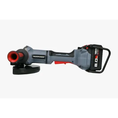 Аккумуляторная бесщеточная УШМ Profipower Серия 40B 40B-230 (40В, 230мм, Li-ion-2шт, 8.0Ач, 0-6000об/мин, З/У) E0234