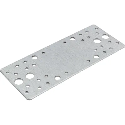 Крепежная пластина ЗУБР КП-2.5 200х80 х 2.5мм 31023-200