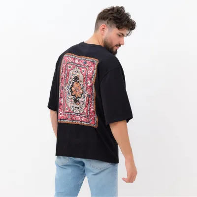 Футболка мужская KAFTAN "Russian style" черный, размер 46 9877311