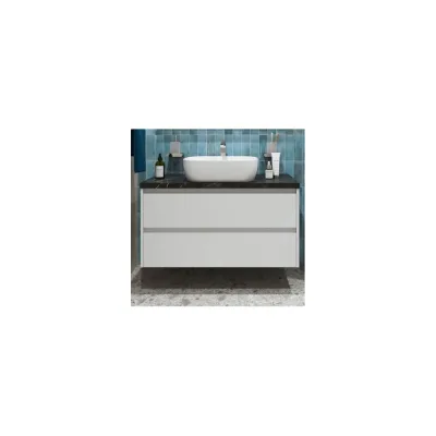 Подвесная тумба со столешницей и накладной раковиной BelBagno KRAFT 80 KRAFT80BO-KEPMNO-1302-SET