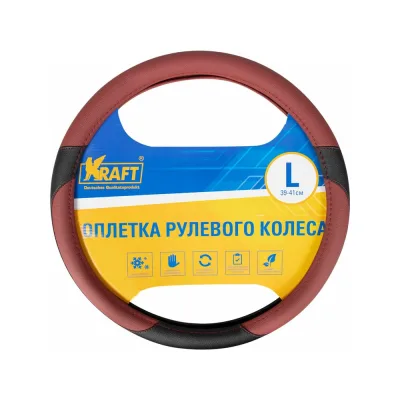 ΠΠΏΠ»Π΅ΡΠΊΠ° KRAFT ΠΈΡΠΊ ΠΊΠΎΠΆΠ°, ΠΊΠΎΡΠΈΡΠ½Π΅Π²Π°Ρ/ΡΠ΅ΡΠ½Π°Ρ, 40 ΡΠΌ / L KT 800321