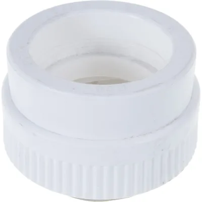 Комбинированная муфта под ключ PRO AQUA PP-R ВР белая d-90 мм 3" PA22528b