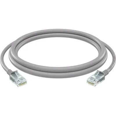 Патч-корд RIPO UTP4 Cat 6, RJ45, 30.0 m PVC, серый, литой 003-300216