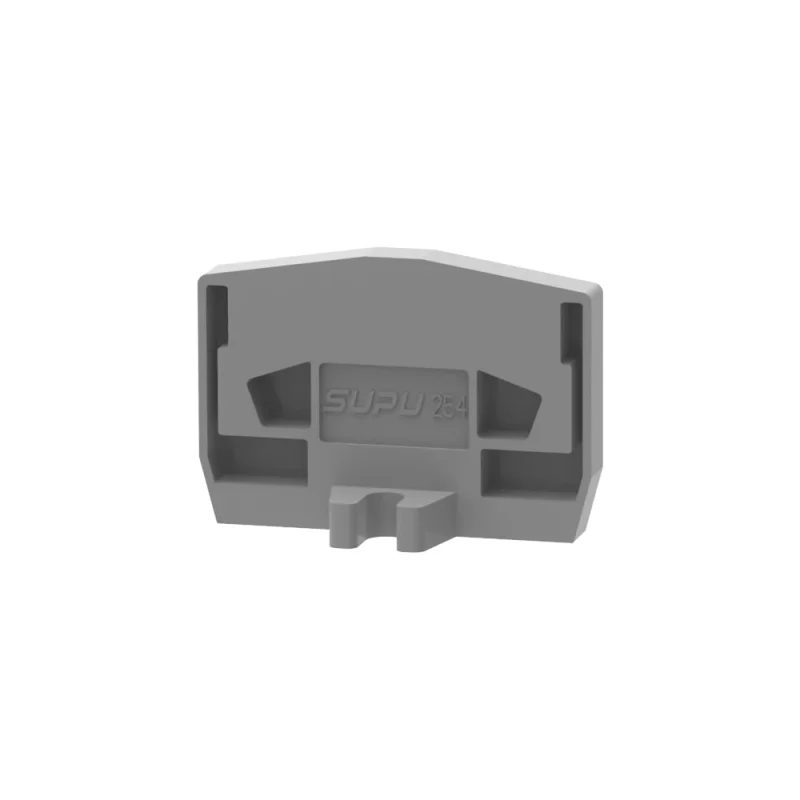 Крышка защитная SUPU TB для клемм с фиксирующим фланцем, серая 100 шт 254621