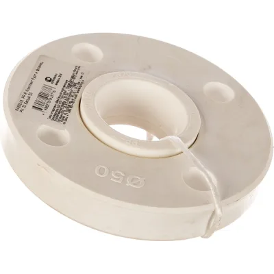 Комплект бурт и фланец PRO AQUA PP-R PN 20 белый 50 мм PA55016b