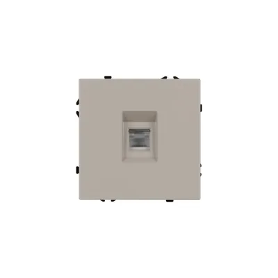 Розетка телефонная Arlight ARL NOBE софт-тач кашемир SCT-MTL1-SFPL-CA 1шт 061892(1)