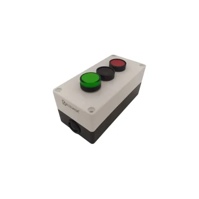 Пост кнопочный Briswik 3 поста, настенный, пластик IP40 PKU15P131-01