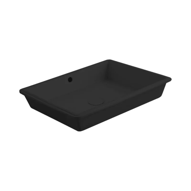 Раковина встр.п/стол. SIMAS черная матовая S 60 nero matt