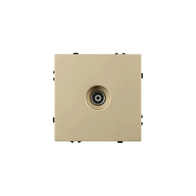 Розетка ТВ Arlight ARL NOBE софт-тач золотой песок SCT-MTV1-SFPL-GD 1шт 054294(1)