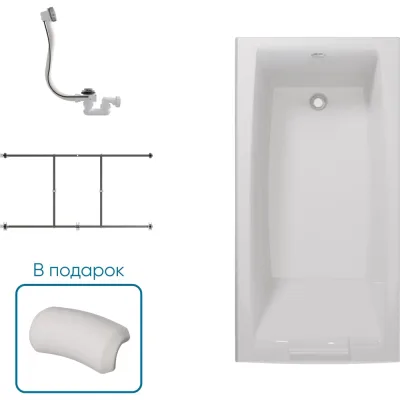 Ванна 1Marka АЭЛИТА/AELITA 1500х750 Комплект Стандарт 2 П 01аэл1575кс2п