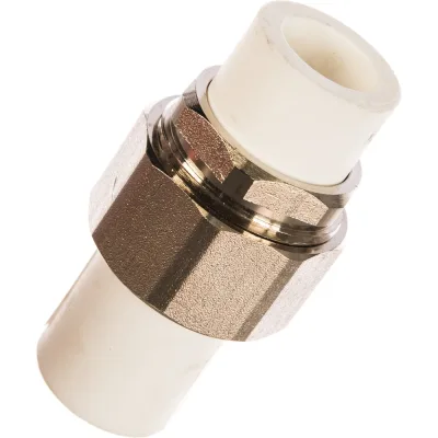 Комбинированное разъемное соединение PRO AQUA PP-R белое 32 мм 1.1/4" PA72012b