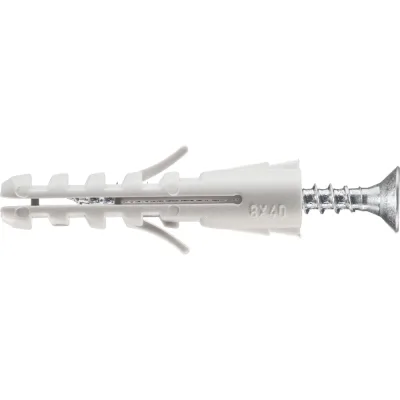 Дюбель потайной с шурупом Elematic PA 6 ES /VA 8x40 8702054