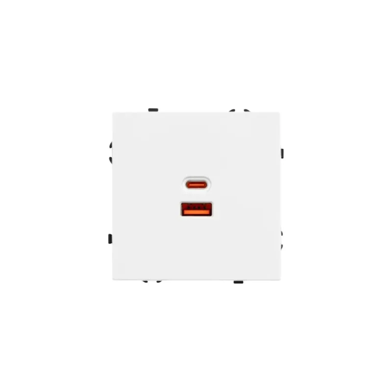 Розетка USB Arlight ARL NOBE тип A+C софт-тач белый кварц SCT-MUAC-SFPL-FC-WH 1шт 054316(1)