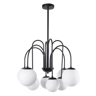 Люстра подвесная Arte Lamp Mebsuta E14 320 Вт 15 кв.м (A1675LM-8BK)
