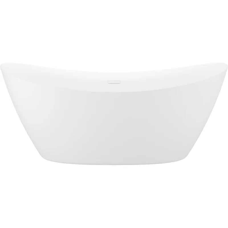 Отдельностоящая акриловая ванна Wellsee Carefree Dove 168x73 см, в наборе 4 в 1 23290102R