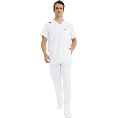 Костюм (рубашка/брюки) мужской TRUD RS72612, белый, 3XL (54-56) 4610410934077 01.217347/3XL