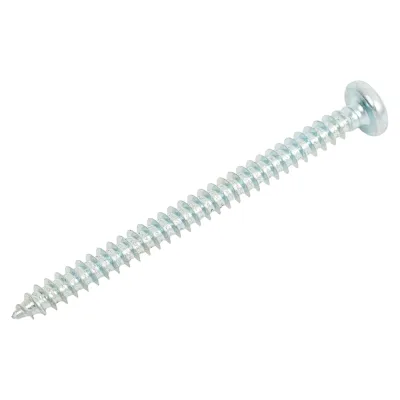 Саморез ZAMETAL 3,9x50 с полукруг. гол., крест. шлиц, DIN 7981, оц., уп. 200 шт. ZA521651