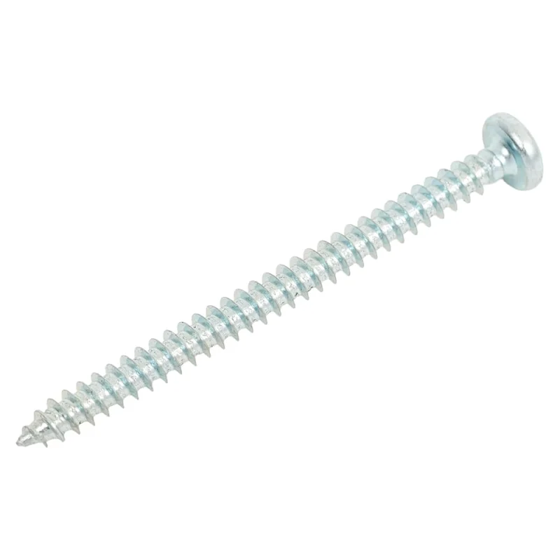 Саморез ZAMETAL 3,9x50 с полукруг. гол., крест. шлиц, DIN 7981, оц., уп. 200 шт. ZA521651