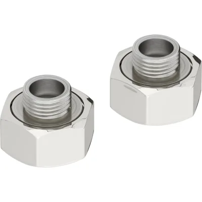 Комплект фитингов Стилье прямой (G 1" НГ х G 1/2" НР) / 2 шт. Без покрытия02100-1012