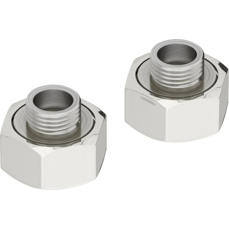 Комплект фитингов Стилье прямой (G 1" НГ х G 1/2" НР) / 2 шт. Без покрытия02100-1012
