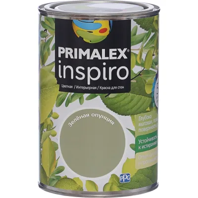 Краска PRIMALEX Inspiro Зеленая Опунция 420178