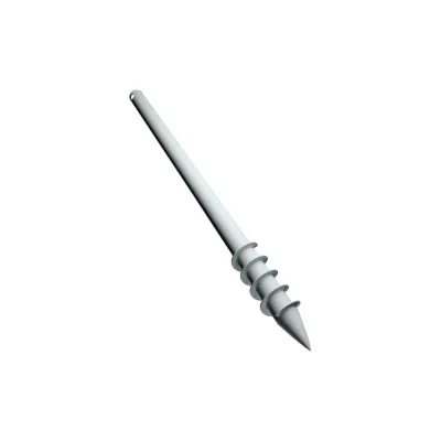 Свая-шуруп Русская Свая D108 1500 мм, оцинкованная Sh-108-1500