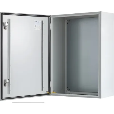 Щит электротехнический SAIPWELL настенный наружный IP66 IK10 сталь c монтажной панелью SPT806030 800х600х300 термореактивная окраска артикул SPL02-45