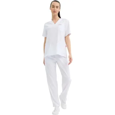 Костюм (блузка/брюки) женский TRUD RS72614, белый, 4XL (54-56) 4610410934145 01.216185/4XL