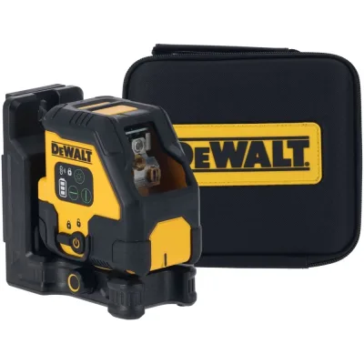 Аккумуляторный лазерный нивелир DEWALT DCLE14201GB, зеленый луч, 45м, со встроенной АКБ, в чехле DCLE14201GB-XJ
