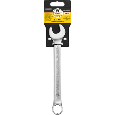 Ключ комбинированный SKYWAY 19мм STARK HAMMER S04304014