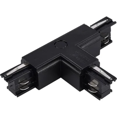 Т-образный токоподвод ST luce левый 2 для трехфазного шинопровода ST Luce Черный ST030.409.16L2