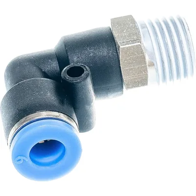 Фитинг угловой для пластиковых трубок (6 мм; 1/4М) Rockforce RF-SPL06-02(2260)