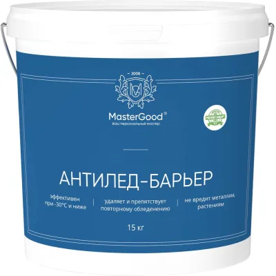 Противогололедное средство MasterGood MG Антилед-барьер (15 кг) MG-АНТИЛЕДБАР-15