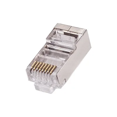 Коннектор Filum FL-PG-SH5E-LT Сat 5e, STP, RJ45(8p8c), 6мкд, универсальный, для одножильного и многожильного кабеля, 100 шт, 00-01293261