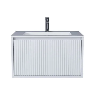 Подвесная тумба с раковиной для ванной uperwood Next Premium 70x45x42 см, белая, 1 ящик 3930205164