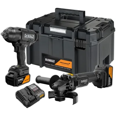 ΠΠΊΠΊΡΠΌΡΠ»ΡΡΠΎΡΠ½ΡΠΉ Π½Π°Π±ΠΎΡ Dewalt McLaren Limited Edition DCK2225MP2T, 18 Π: Π£Π¨Π + Π³Π°ΠΉΠΊΠΎΠ²Π΅ΡΡ, Ρ 2 ΠΠΠ 5 ΠΡ ΠΈ ΠΠ£, Π² ΠΊΠ΅ΠΉΡΠ΅ TSTAK DCK2225MP2T-QW