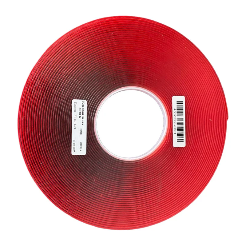 Вспененный акриловый скотч SV Tapes 3020R 6мм_16,5м толщиной 2мм VHB 3020R6.16,5