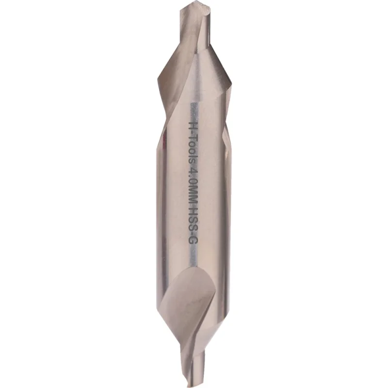 Сверло центровочное H-Tools серия PRO тип А 4.0x56.0мм S=10.0мм HSS-G DIN333 217040HT