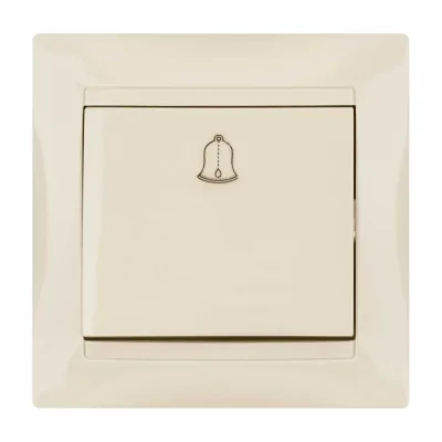 Звонковая кнопка TDM ELECTRIC слоновая кость Лама SQ1815-0108