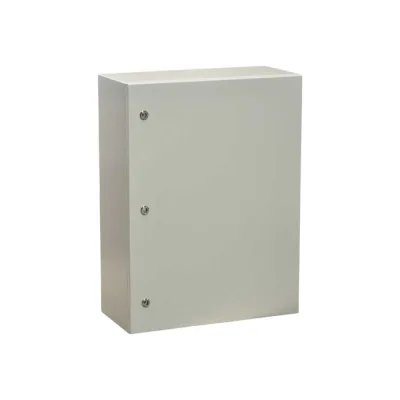 Корпус металлический с монтажной панелью Dekraft ЩРНМ, IP31, 500х400х220 мм, RAL7035 32957DEK