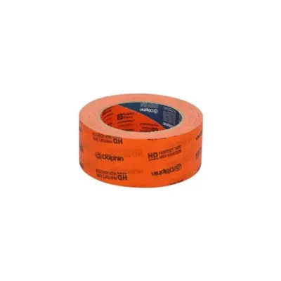 Оранжевая малярная бумажная лента с высокой адгезией Blue Dolphin HD PAINTER'S TAPE HIGH ADHESION 48мм X 50м, 24 01-12-15 EN