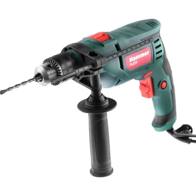 Ударная дрель Hammer Flex 710 Вт, 13 мм, 0-3000 об/мин, реверс UDD710D