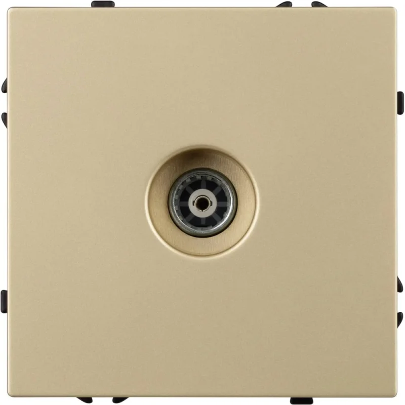 Механизм телевизионной розетки Arlight SCT-NOBE-MTV1-SFPL-GD 1шт 054294