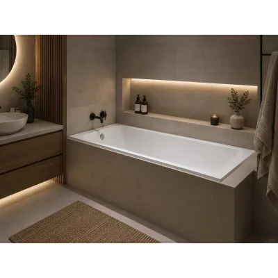 Ванна акриловая Runo Каскад 160 см 00-00005243