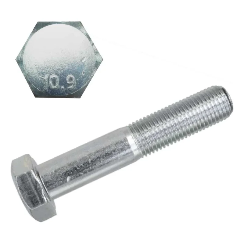 Болт Море-Метизов DIN 961 класс прочности 10,9, М8x1х30, цинк, 25 шт BOLT961СМ813025М