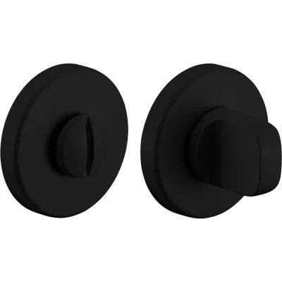 Завертка сантехническая MORELLI LUX-WC-R5 NERO-ST, цвет - черный soft-touch 9019795