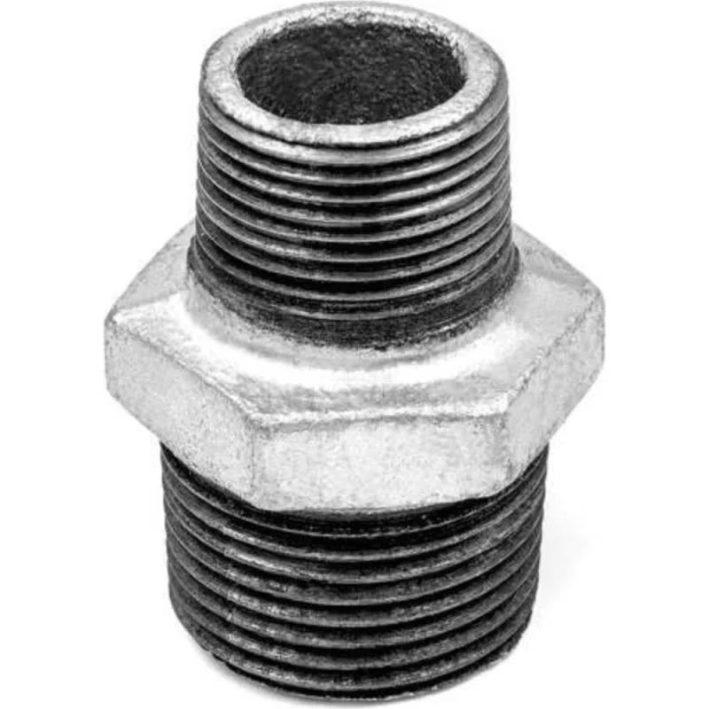 Нипель переходной BTI чугун оцинкованный, 1"х3/4" НР 1714 100 11I